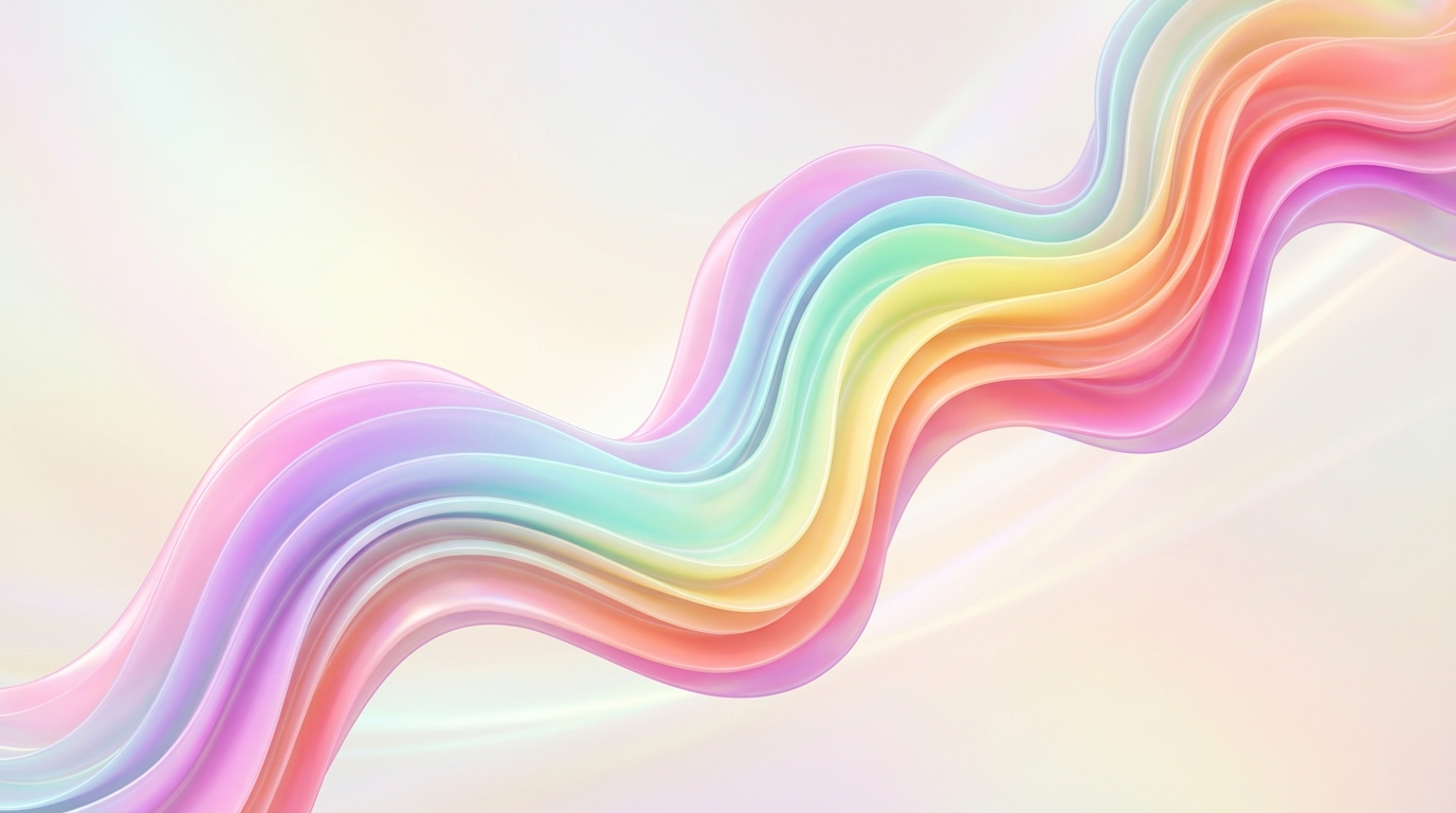Pastel Rainbow Swirl