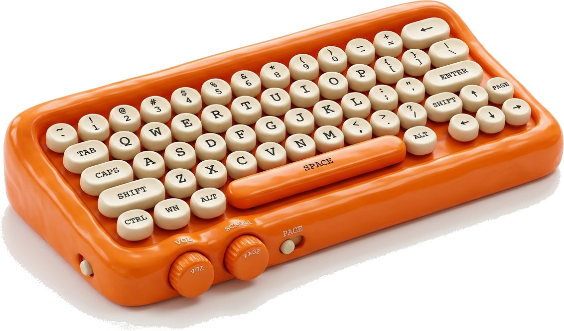 3D Retro Keyboard